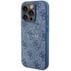 Etui GUESS 4G Collection Leather Metal Logo MagSafe do Apple iPhone 14 Pro Niebieski Seria telefonu iPhone