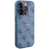 Etui GUESS 4G Collection Leather Metal Logo MagSafe do Apple iPhone 14 Pro Niebieski Kompatybilność Apple iPhone 14 Pro