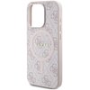 Etui GUESS 4G Collection Leather Metal Logo MagSafe do Apple iPhone 15 Pro Różowy Typ Etui nakładka