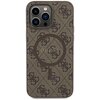 Etui GUESS 4G Collection Leather Metal Logo MagSafe do Apple iPhone 15 Pro Max Brązowy Model telefonu iPhone 15 Pro Max