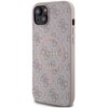 Etui GUESS 4G Collection Leather Metal Logo MagSafe do Apple iPhone 14 Plus/15 Plus Różowy Seria telefonu iPhone