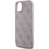 Etui GUESS 4G Collection Leather Metal Logo MagSafe do Apple iPhone 14 Plus/15 Plus Różowy Kompatybilność Apple iPhone 15 Plus