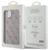 Etui GUESS 4G Collection Leather Metal Logo MagSafe do Apple iPhone 14 Plus/15 Plus Różowy Marka telefonu Apple