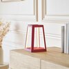 Lampa stołowa LEXON Lantern LH94DR z ładowarką indukcyjną Ciemnoczerwony Ulica i numer budynku Macierzysz, Sławęcińska 12