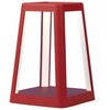 Lampa stołowa LEXON Lantern LH94DR z ładowarką indukcyjną Ciemnoczerwony Materiał ABS