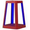 Lampa stołowa LEXON Lantern LH94DR z ładowarką indukcyjną Ciemnoczerwony Wymiary [mm] 144 x 144 x 212