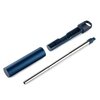 Słomka LEXON Nomaday UV Straw Ciemnoniebieski Szczoteczka w zestawie Tak