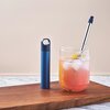 Słomka LEXON Nomaday UV Straw Ciemnoniebieski Kolor Niebiesko-czarny