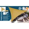 Żagiel przeciwsłoneczny PROGARDEN 984300 Żółty 300 x 300 x 300 cm Materiał Poliester