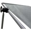 Leżak ENERO CAMP Wielofunkcyjny z daszkiem na kółkach 1055787 Szary Rozmiar po zmontowaniu [cm] 62 x 116 x 90