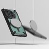Etui RINGKE Fusion X Magnetic MagSafe do OnePlus 12 Czarny mat Dominujący kolor Czarno-przezroczysty