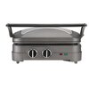Grill elektryczny CUISINART GR47BE Funkcje dodatkowe Otwierana pokrywa do 180°  umożliwia grillowanie na podwójnej powierzchni