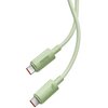 Kabel USB-C - USB-C BASEUS Habitat 100 W 2m Zielony Gwarancja 24 miesiące