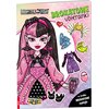 Książka z naklejkami Monster High Brokatowe ubieranki (miękka okładka)