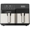 Air Fryer Frytkownica beztłuszczowa BLACK&DECKER ES9730090B z podwójnym koszem