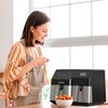 Air Fryer Frytkownica beztłuszczowa BLACK&DECKER ES9730090B z podwójnym koszem Pojemność misy [l] 5.5
