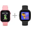 Smartwatch GARETT Kids Nice Pro 4G Różowy + Kids Fit Czarny