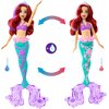 Lalka DISNEY PRINCESS Arielka Zmiana koloru HLW00 Załączone wyposażenie Aplikator z gąbeczką