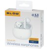 Słuchawki douszne BLOW Earbuds ENC Biały Typ słuchawek Douszne