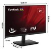Monitor VIEWSONIC VA240-H 23.8" 1920x1080px IPS 100Hz 1 ms [MPRT] Przeznaczenie Do domu i biura