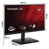 Monitor VIEWSONIC VA220-H 21.5" 1920x1080px 100Hz 1 ms [MPRT] Przeznaczenie Do domu i biura