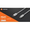 Kabel USB-C - Lightning NATEC Prati MFI 20W 2 m Biały Obsługiwane zasilanie [W] do 20