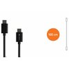 Kabel USB-C - USB-C NATEC Prati 100W 1 m Czarny Obsługiwane zasilanie [W] do 100