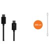 Kabel USB-C - USB-C NATEC Prati 100W 2 m Czarny Obsługiwane zasilanie [W] do 100