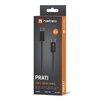 Kabel USB-C - USB-C NATEC Prati 100W 2 m Czarny Długość [m] 2