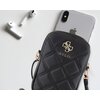 Torebka GUESS Zip Quilted 4G Czarny Model telefonu Uniwersalny