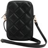 Torebka GUESS Zip Quilted 4G Czarny Seria telefonu Uniwersalny
