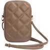 Torebka GUESS Zip Quilted 4G Brązowy Model telefonu Uniwersalny