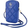 Torebka GUESS Zip Quilted 4G Niebieski