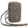Torebka GUESS Zip 4G Triangle Brązowy