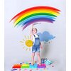 Mata sensoryczna ASKATO Muffik MFK-063 30 x 30 cm (11 elementów) Różowo-fioletowy Materiał PVC