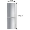 Lodówka LIEBHERR CUELE 331 181.2cm Srebrna Kompresor inwerterowy Nie