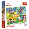 Puzzle TREFL Disney Junior Mickey Wśród Przyjaciół 34616 (71 elementów)