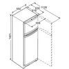 Lodówka LIEBHERR CTPELE 231 140.1cm Srebrna Zmiana kierunku otwierania drzwi Tak