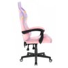 Fotel HELL'S CHAIR HC- 1004 Kids Colorful Różowo-fioletowy Materiał obicia Tkanina