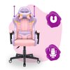 Fotel HELL'S CHAIR HC- 1004 Kids Colorful Różowo-fioletowy Dopuszczalna waga [kg] 120