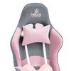 Fotel HELL'S CHAIR Rainbow Kids Szaro-różówy Dopuszczalna waga [kg] 120