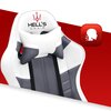 Fotel HELL'S CHAIR HC- 1004 Biało-szary Podświetlenie RGB Nie