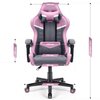 Fotel HELL'S CHAIR HC- 1004 Szaro-różowy Wysokość siedziska [cm] 47 - 57