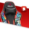 Fotel HELL'S CHAIR HC-1005 Graffiti Wielokolorowy Dla dzieci Nie