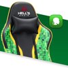 Fotel HELL'S CHAIR HC-1005 Cube Zielono-czarny Dla dzieci Nie