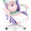 Fotel HELL'S CHAIR Rainbow Różowy Regulacja podłokietników Nie