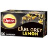 Herbata LIPTON Earl Grey Lemon (50 sztuk) Liczba saszetek 50