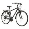 Rower trekkingowy KROSS Explorer 2.0 M19 28 cali męski Czarno-srebrny
