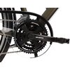 Rower trekkingowy KROSS Trans 2.0 M19 28 cali męski Khaki-czarny Przerzutka tylna marka Sunrace