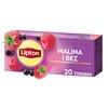 Herbata LIPTON Malina i bez (20 sztuk) Aromat Malina i bez